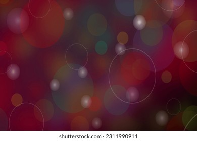 Abstract vector background with blurred multicolored circles
