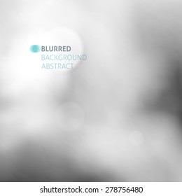 abstract vector background of blurred objects, gray stains