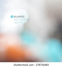 abstract vector background of blurred objects, colored stains