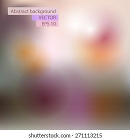 abstract vector background  blurred pink brown eps10