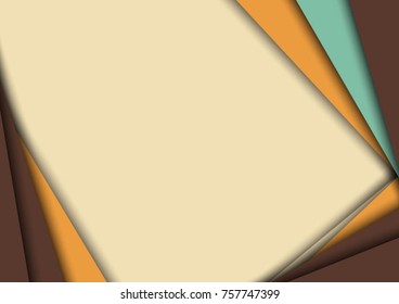 Abstract vector background board and message design modern. vector illustration