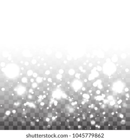 Abstract vector background with bokeh effect. Festive background. Celebratory background. Holidays background. Vector illustration