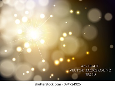 abstract vector background with bokeh effect and blur effect.