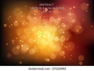 abstract vector background with bokeh effect and blur effect.