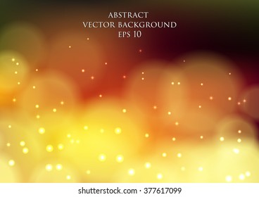 abstract vector background with bokeh effect and blur effect.