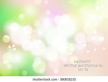 abstract vector background with bokeh effect and blur effect.