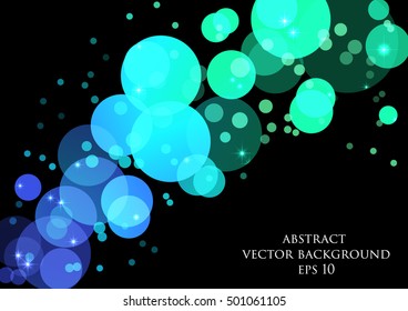 abstract vector background with bokeh effect and blur effect.

