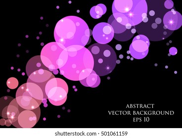 abstract vector background with bokeh effect and blur effect.

