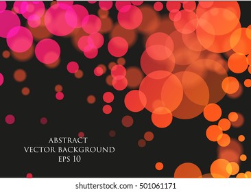 abstract vector background with bokeh effect and blur effect.

