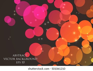 abstract vector background with bokeh effect and blur effect.

