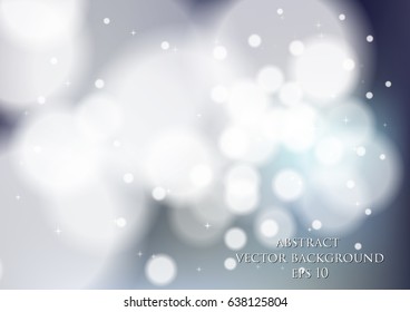 Abstract vector background with bokeh effect and blur effect