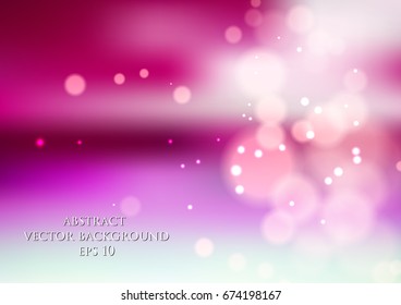 Abstract vector background with bokeh effect and blur effect