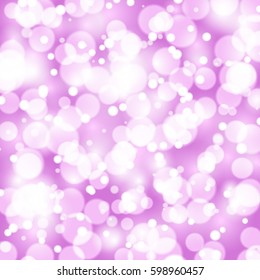 Abstract vector background with Bokeh lights-purple
