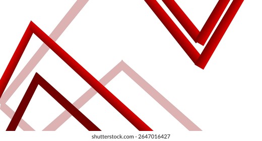 Vetor de fundo abstrato com linhas diagonais vermelhas e escuras escuras intersetando-se sobre um fundo branco limpo, criando uma composição moderna e dinâmica.