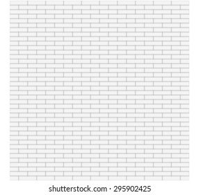 Abstract vector background. Brick wall seamless pattern. White. Light grey. Backgrounds & textures shop.