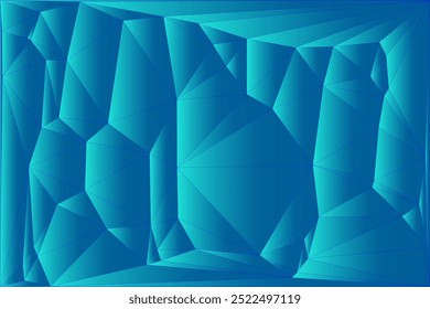  Fondo de Vector Abstractas de triángulos azules brillantes Fondo gráfico de Ilustración vectorial