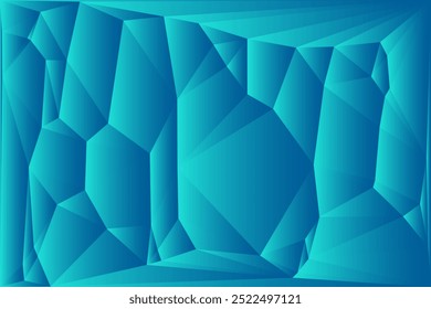  Fondo de Vector Abstractas de triángulos azules brillantes Fondo gráfico de Ilustración vectorial