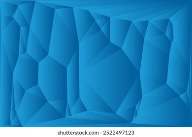  Fondo de Vector Abstractas de triángulos azules brillantes Fondo gráfico de Ilustración vectorial