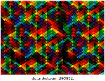 abstract vector background with bright colorful shapes