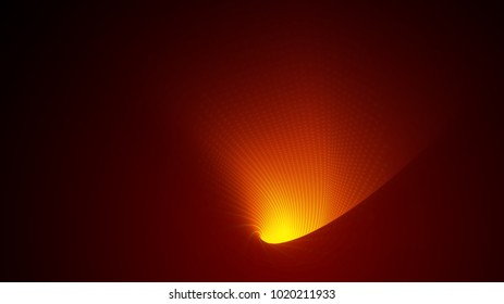 abstract vector background, bright infinite tunnel of glowing segments.