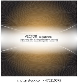 Abstract vector background with bright light