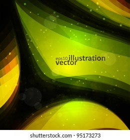 Abstract vector background, bright space, futuristic illustration eps10
