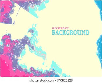 Abstract vector background. Bright stylized design drawing