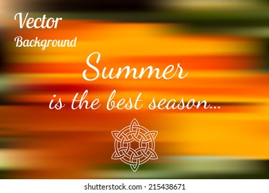 Abstract vector background with bright summer colors, mesh, completely editable, based on photo of Marigold flowers and foliage, for your presentation, website or printed materials
