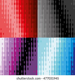  Abstract vector background with bright texture. Four versions of the layout.