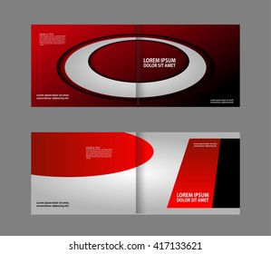 Abstract vector background for brochure or leaflet
