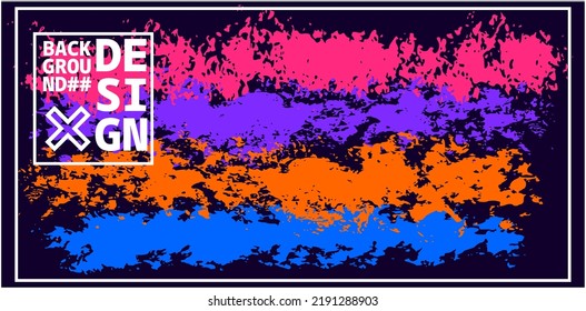 Abstract Vector Background Brush Style Modern Design Pink Blue Purple Orange Art