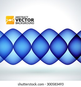 Abstract vector background with bubbles