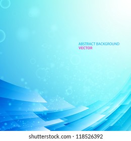 Abstract vector background. Business background. Technology background. Business card. Technology abstract. Bright background. Blue background. Glowing background