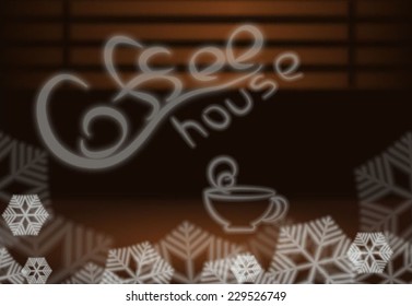Abstract vector background. Can be used for banner design etc. Many stripes. Coffee design element.