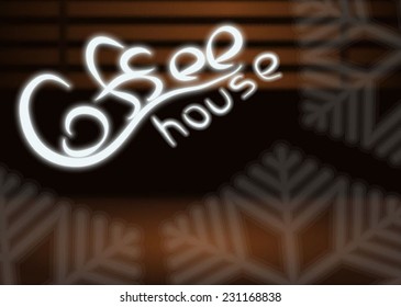 Abstract vector background. Can be used for banner design etc. Many stripes. Coffee design element.