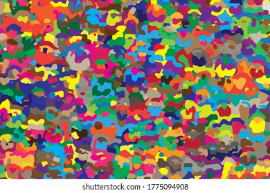 Abstrakter Vektorhintergrund. Chaotische Grunge kratzte Textur.
