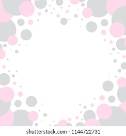 Abstract vector background, a circle.