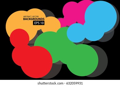 abstract vector background vector Circle vector
