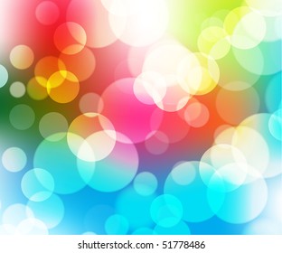 Abstract vector background with circles 2