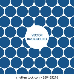 Abstract vector background with circles