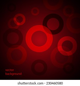 Abstract Vector Background with Circles