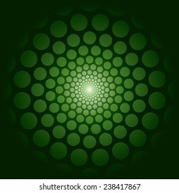 Abstract vector background with circles.