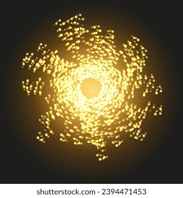 abstract vector background with circles