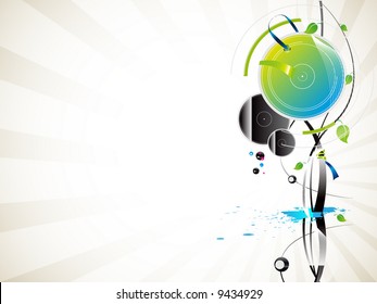 abstract vector background with circles