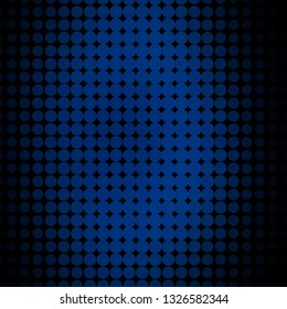 Abstract vector background with circles. Colorful illustration in abstract style with gradient dots. Backdrop for your design, pattern.