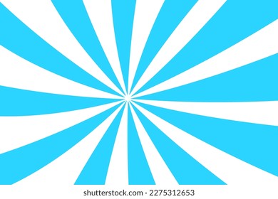 Abstract vector background with circular arranged blue lines, irregular shape