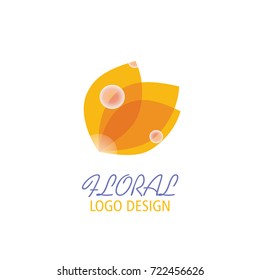 Abstract vector background. Color company logo design