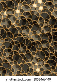 Abstract vector background. Color composition of graphic geometric elements.