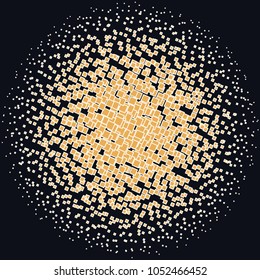 Abstract vector background. Color composition of graphic geometric elements.