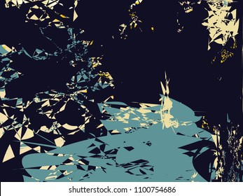 Abstract vector background. Color  composition of irregular overlapping geometric elements.